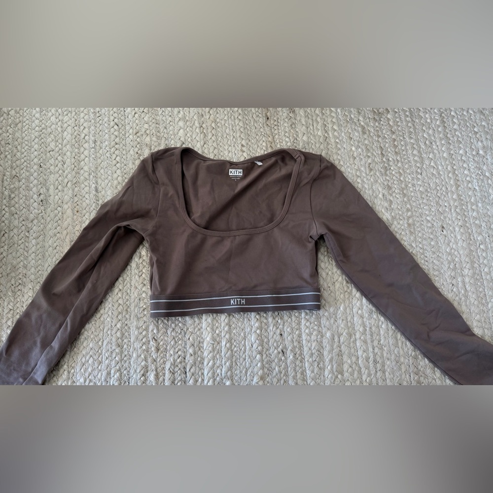 Kith Taupe Long Sleeve Top